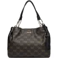 Liu Jo Liu Jotil kvinder. AF5113-E0053 Sort monogramtaske (OSFA), Casual, Polyuretan