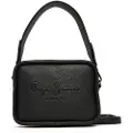 Pepe Jeans Pepe Jeanstil kvinder. PL0300004 Bassy Code skuldertaske sort (OSFA), Casual, Polyuretan