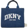 DKNY DKNYtil kvinder. R52ADR57 Hadlee Medium blå taske (OSFA), Casual, Bomuld