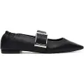 DKNY DKNYtil kvinder. K3501170 Cormic sko sort (36), Fast, 1-3 cm, Spænder, Casual, Party, Klassisk
