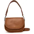 Pepe Jeans Pepe Jeanstil kvinder. PL0300006 Brun Crisha-taske (OSFA), Casual, Polyuretan