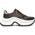 Michael Kors Michael Korstil kvinder. 43F5ARFS2L Arla brune hjemmesko i læder (38), 5-8 cm, Blonder, Casual