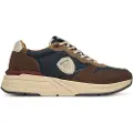 Blauer Blauertil mænd. F5RAY02 Ray navy træningssko i læder (44), Blå, Fast, Blonder, Casual