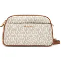 Michael Kors Michael Korstil kvinder. 32F5GJ6C5B Jet Set kamera-skuldertaske lille med beige logo (OSFA), Casual, Læder