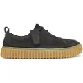 Clarks Clarkstil mænd. 26184417 Torhill Lace mørkegrå lædersko (40), Fast, Ruskind, Blonder, Casual