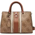 GUESS Guesstil kvinder. HWSO7838060 Erenia håndtaske med logo 4G brun (OSFA), Casual, Polyuretan