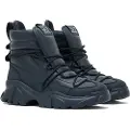 Emporio Armani EA7unisex. 7X000335_AF18611 Flakes ankelstøvler sort (44), Fast, 1-3 cm, Blonder, Casual, Sport, Sne, Udendørs