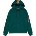 Alpha industries Back Print Sweatshirt Med Lynlås