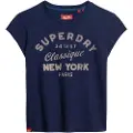 Superdry Indigo Workwear Cap T-shirt Med Korte ærmer