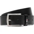 Tommy Hilfiger Tommy Hilfigertil mænd. AM0AM08360 Denton læderbælte sort (90 cm), Casual