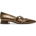 Hispanitas Hispanitastil kvinder. BHI243567 Ballerinaer i fint bronzelæder (38), 1-3 cm, Spænder, Casual, Party