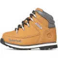 Timberland Timberlandunisex til børn. TB06680R2311 Euro Sprint læderstøvler med snørebånd til gul (21), Fast, Blonder, Casual, børnetøj