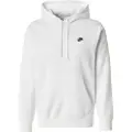 Nike Club-pulloverhættetrøje i fleece til mænd - hvid