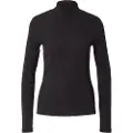 G-Star G-Startil kvinder. D26905-E136-6484 A-Line T-shirt Slim Rib Mock sort (M), Casual, Lange ærmer, Økologisk bomuld, Bæredygtig