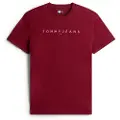 Tommy Hilfiger Linear Logo Regular Fit T-shirt Med Korte ærmer