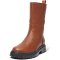 Timberland Timberlandtil kvinder. TB0A43C8EM61 Cambria Valley høje støvler i brunt læder (37 W), 1-3 cm, Lynlås, Casual