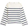 Tommy Hilfiger Langærmede T-shirts Tommy Hilfiger LWK GOLD BUTTON BOAT-NK LS TEE dame EU XS