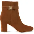 Ralph Lauren Lauren Ralph Laurentil kvinder. 802967827002 Kelie brune ankelstøvler i læder (40), 5-8 cm, Lynlås, Casual