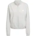 Adidas Train Essentials 3 Stripes Woven Warm Up Sweatshirt Med Lynlås