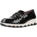 Wonders Wonderstil kvinder. C-7612 Simon loafers i læder, sort (41), 1-3 cm, Ingen, Casual