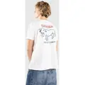 Fat Moose Danger Dog T-shirt hvid