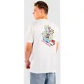 Santa Cruz Screaming Scratched Hand Chest T-shirt hvid