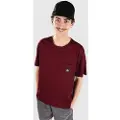 Element Icon Label Pocket T-shirt rød