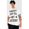 Ninth Hall Shoutout To My Haters T-shirt hvid