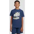 New Balance Fitness Centre Illustrated Graphic Kids T-shirt blå