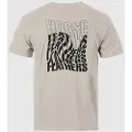 Horsefeathers Distort T-shirt grå