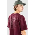 Santa Cruz Topo Dot T-shirt rød