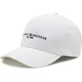 Tommy Hilfiger Tommy Hilfigertil mænd. AM0AM07352 Etableret hætte hvid (OSFA), Casual, Økologisk bomuld, Bæredygtig