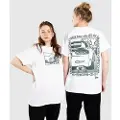 Key Street Halftone T-shirt hvid
