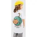 Blue Tomato Yarned Around Kids T-shirt hvid