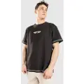 Rhythm Terry Contrast T-shirt sort