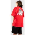 New Balance Sneaker Guy Back Graphic Kids T-shirt rød