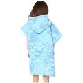 Rip Curl Mixed Snap Hooded Towel-Girl Surf poncho blå