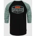 Horsefeathers Hexagon Il Raglan T-shirt sort