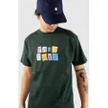 Pass Port Patchwork T-shirt grøn