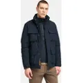 Timberland Timberlandtil mænd. TB0A6UZJ4331 3-i-1 vandtæt jakke Abington navy (3XL), Casual, Genanvendt polister, Bæredygtig, Blå