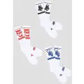 Broken Promises Vicious 3Pack Strømper hvid