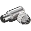 Goobay Antenna plug 90° Metal - Male