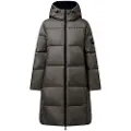 Ecoalf ECOALFtil kvinder. MCWGAJKBARU00048W25-424 Vendbar Baru-jakke grå (XL), Casual, Genanvendt polister, Bæredygtig
