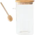 Pebbly Kaffebeholder PKV-050 1,4 l, glas/bambus, Pebbly