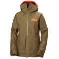 Helly Hansen Powderqueen 3.0, skijakke, dame, brun