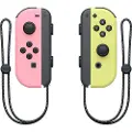 Nintendo Joy Con Pair Pastel Pink/Pastel Yellow - Wireless Controller - Switch