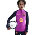 Nike FC Barcelona Strike Nike Dri-FIT-fodboldtræningstrøje til større børn - lilla