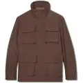 Timberland Timberlandtil mænd. TB0A6UZJ2431 Abington brun 3-i-1 vandtæt jakke Abington brun (XL), Casual, Bomuld