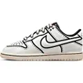 Nike Dunk Low x LEGO-kollektionssko til mindre børn - hvid