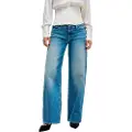 Salsa Jeans 21010597 Wide Leg Lavtaljede Jeans